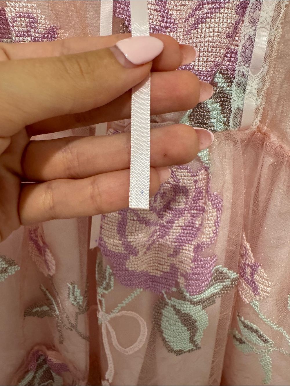 For Love and Lemons Emmeline Embroidery Ruffled Mini Dress - Picture 16 of 16